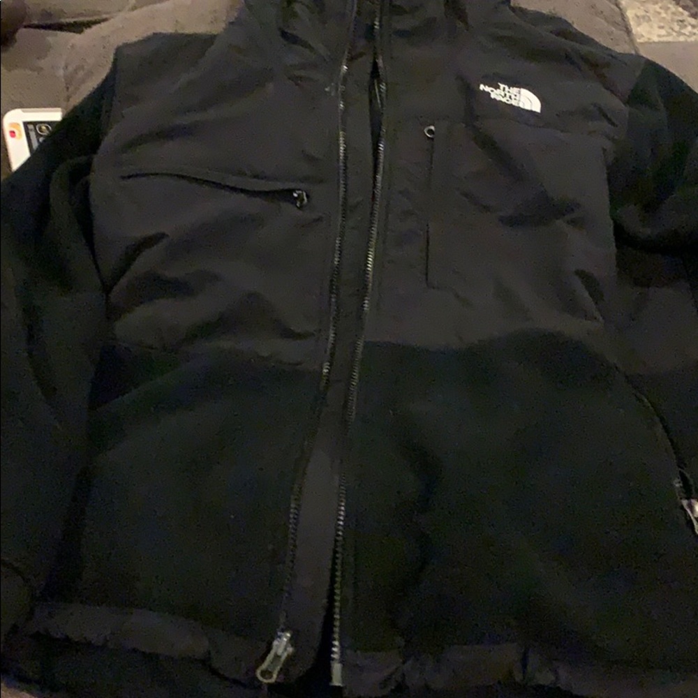The north face fleece hood jacket